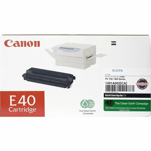 Canon E40 Original Laser Toner Cartridge - Black - 1 Each