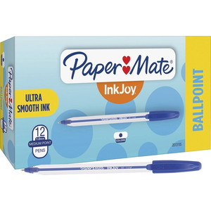 Paper Mate InkJoy 50 Stick Ballpoint Pens - Medium Pen Point - Blue Ink