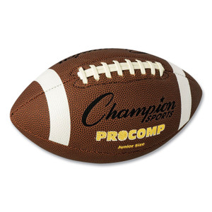 Champion Sports Pro Composite Football, Junior Size, Brown (CSICF300) View Product Image
