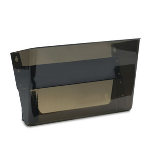 deflecto Magnetic DocuPocket Wall File, Letter Size, 13" x 4" x 7", Smoke (DEF73102) View Product Image