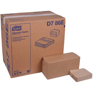 TORK Universal Masterfold Dispenser Napkin - 1 Ply - Masterfold - 13" Width x 12" Length - Natural - Fiber