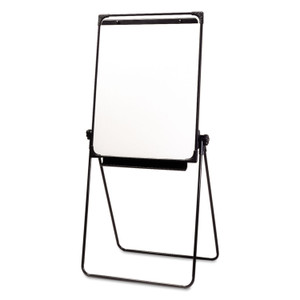 AbilityOne 7520014244867 SKILCRAFT Easel, 26 x 35, White Surface, Black Plastic Frame (NSN4244867) View Product Image