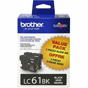 Brother Innobella LC612PKS Original Inkjet Ink Cartridge - Black - 2 / Box