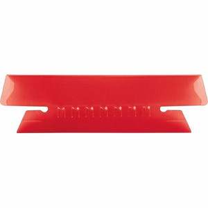 Pendaflex Hanging Folder Plastic Insertable Tabs - 25 Tab(s) - 3 Tab(s)/Set - 3.50" Tab Width - Red Plastic Tab(s) - 10% Recycled