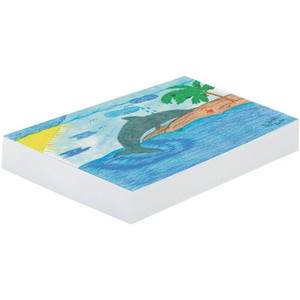 Pacon Newsprint Paper - 500 Sheets - Plain - 18" x 24" Sheet Size - White Paper