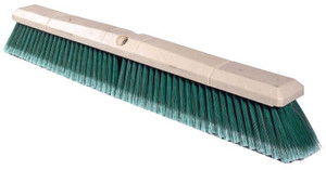 Weiler Perma-Sweep Floor Brush  24In Foam Block  3In Trim L  Flagged Green Polystyrene (804-42164)