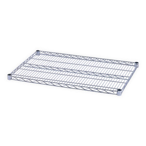Alera Industrial Wire Shelving Extra Wire Shelves, 36w x 24d, Silver, 2 Shelves/Carton (ALESW583624SR) View Product Image
