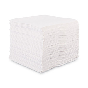 Boardwalk DRC Wipers, 12 x 13, White, 90 Bag, 12 Bags/Carton (BWKV030QPW) View Product Image