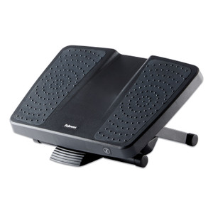 Fellowes Ultimate Foot Support, HPS, 17.75w x 13.25d x 4 to 6.5h, Black/Gray (FEL8067001) View Product Image