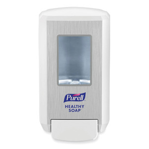 PURELL CS4 Soap Push-Style Dispenser, 1,250 mL, 4.88 x 8.8 x 11.38, White (GOJ513001) View Product Image