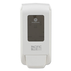 Georgia Pacific Professional Pacific Blue Ultra Soap/Sanitizer Dispenser, 1,200 mL, White