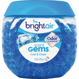 Bright Air Scent Gems Odor Eliminator - Beads - 10 oz - Cool, Clean - 45 Day - (BRI900228)