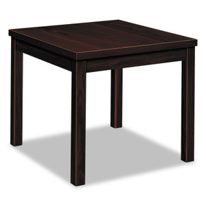 HON Laminate Occasional Table, Rectangular, 24w x 20d x 20h, Mahogany