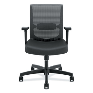 HON Convergence Mid-Back Task Chair, Swivel-Tilt, Supports Up to 275 lb, 15.75" to 20.13" Seat Height, Black (HONCMS1AUR10)