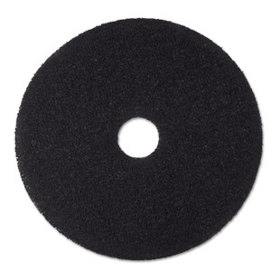 3M Low-Speed Stripper Floor Pad 7200, 16" Diameter, Black, 5/Carton (MMM08378) View Product Image