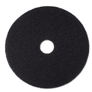 3M Low-Speed Stripper Floor Pad 7200, 19" Diameter, Black, 5/Carton (MMM08381) View Product Image