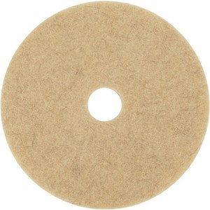 3M Natural Blend Tan Pad 3500 - Round27" Diameter x 1" Thickness - Floor, Burnishing - Hard, Linoleum, Sheet Vinyl, Vinyl Composition Tile (VCT), Marble, Terrazzo, Concrete Floor - MMM20317