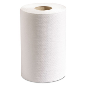 Marcal PRO 100% Recycled Hardwound Roll Paper Towels, 1-Ply, 7.88" x 350 ft, White, 12 Rolls/Carton (MRCP700B) View Product Image