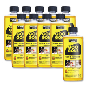 Goo Gone Original Cleaner, Citrus Scent, 8 oz Bottle, 12/Carton