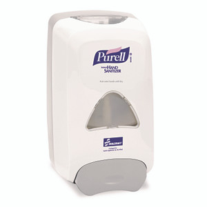 AbilityOne 4510015512866, SKILCRAFT PURELL Instant Hand Sanitizer Foam Dispenser, 1,200 mL, 6.1 x 5.1 x 10.6, Dove Gray, 6/Box