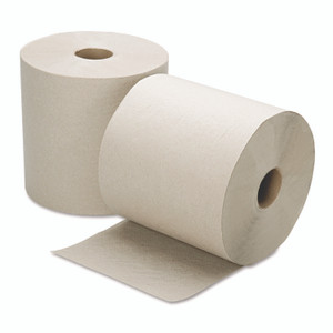 AbilityOne 8540015915823, SKILCRAFT Continuous Roll Paper Towel, 1-Ply, 8" x 800 ft, Natural, 6 Rolls/Box