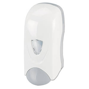 Impact Foam-eeze Bulk Foam Soap Dispenser with Refillable Bottle, 1,000 mL, 4.88 x 4.75 x 11, White/Gray (IMP9325) View Product Image