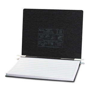 ACCO PRESSTEX Covers with Storage Hooks, 2 Posts, 6" Capacity, 14.88 x 11, Black