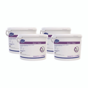 Diversey Oxivir 1 Wipes, 1-Ply, 11 x 12, 160/Canister, 4 Canisters/Carton Diversey Oxivir 1 Wipes, 1-Ply, 11 x 12, 160/Canister, 4 Canisters/Carton