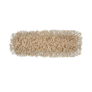Boardwalk Industrial Dust Mop Head, Hygrade Cotton, 24w x 5d, White (BWK1324) View Product Image