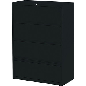 Lorell Receding Lateral File with Roll Out Shelves - 4-Drawer (LLR43511) View Product Image