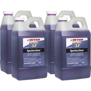 Betco Spectaculoso FastDraw 37 MP Cleaner - Concentrate - 67.6 fl oz (2.1 quart) - Lavender Scent - Deodorize, Phosphate-free, Rinse-free, Spill Proof, Chemical Resistant, Butyl-free - Purple - (BET10234700CT)