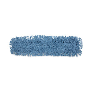 Boardwalk Dust Mop Head, Cotton/Synthetic Blend, 36 x 5, Looped-End, Blue (BWK1136) View Product Image