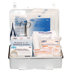 First Aid Only 25 Person Industrial First Aid Kits  Weatherproof Plastic  Wall Mount (579-6084) View Product Image