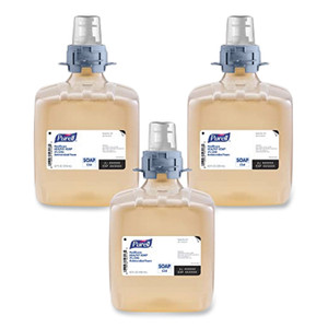 PURELL Healthcare HEALTHY SOAP 2% CHG Antimicrobial Foam, for CS4 Dispensers, Fragrance-Free, 1,250 mL, 3/Carton (GOJ518103) View Product Image