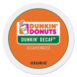 Dunkin Donuts K-Cup Pods, Dunkin' Decaf, 24/Box (GMT0846) View Product Image