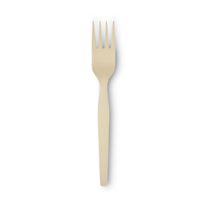 Dixie SmartStock Plastic Cutlery Refill, Series-O, Mediumweight Fork, Beige, 40/Pack, 24 Packs/Carton