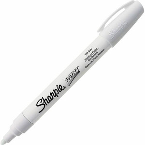 Sharpie Oil-Based Paint Marker - Medium Point - Medium Marker Point - White Ink - Oil Based - (SAN35558)