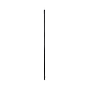 Boardwalk Fiberglass Broom Handle, Nylon Plastic Threaded End, 1" dia x 60", Black