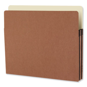 Smead Redrope Drop Front File Pockets, 1.75" Expansion, Letter Size, Redrope, 25/Box