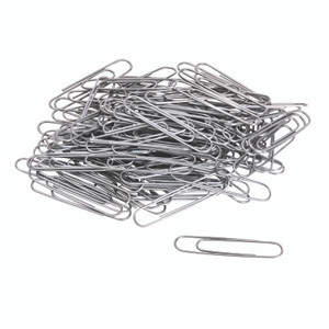 Universal Paper Clips, Jumbo, Smooth, Silver, 100 Clips/Box, 10 Boxes/Pack UNV72220