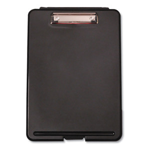 Universal Storage Clipboard, 0.5" Clip Capacity, Holds 8.5 x 11 Sheets, Black (UNV40318) View Product Image