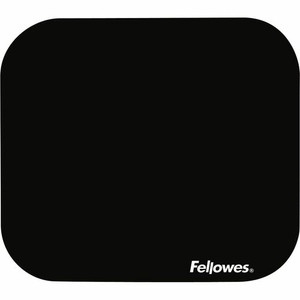 Fellowes Mouse Pad - 0.13" Height x 9" Width x 8" Depth - Black - Polyester - Scratch Resistant