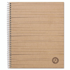 Universal Deluxe Sugarcane Based Notebooks, 1-Subject, Medium/College Rule, Brown Kraft Cover, (100) 11 x 8.5 Sheets