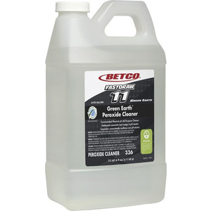 Betco Green Earth FastDraw 11 Peroxide Cleaner - For Floor, Shower, Glass, Tile, Grout, Bathroom - Concentrate - 67.6 fl oz (2.1 quart) - Citrus Scent - Recommended For: Stain Remover, Mineral Deposit Remover, Hard Water Remover, Soap Scum Remover