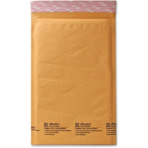 Sealed Air JiffyLite Cellular Cushioned Mailers - Bubble - #1 - 7 1/4" Width x 12" Length - Peel & Seal - Kraft