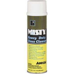 MISTY Heavy Duty Glass Cleaner - For Window, Windshield, Glass, Counter, Plastic - Foam Spray