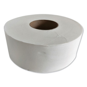 GEN JRT Jr. Jumbo-Junior Bath Tissue, 2-Ply, White, 3.1" x 1,000 ft, 12/Carton (GEN1516) View Product Image