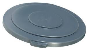 Lid For 55Gal Brute Container Gray (640-FG265400GRAY) View Product Image