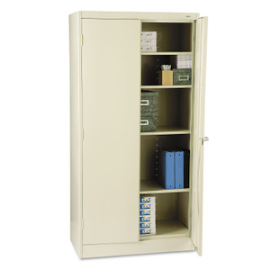 Tennsco 72" High Standard Cabinet (Unassembled), 36w x 18d x 72h, Putty View Product Image