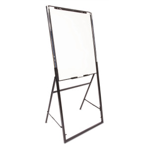 AbilityOne 7520016422441 SKILCRAFT Quartet Futura Presentation Easel, 26 x 35, White Surface, Steel Frame (NSN6422441) View Product Image